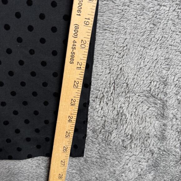 Old Navy Pixie Skinny High Rise Secret Pockets NWT Sz 8 Black Velvet Polka Dot - Picture 7 of 10
